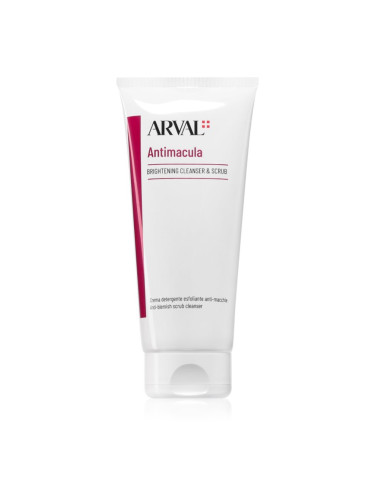 Arval Antimacula Brightening Cleanser & Scrub почистващ пилинг крем за озаряване на лицето 200 мл.