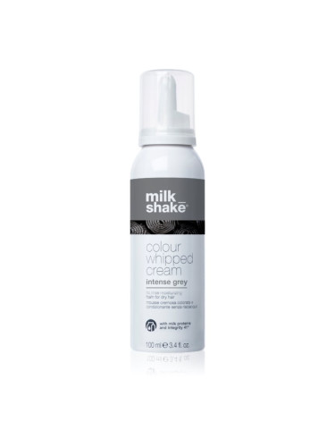 milk_shake® Colour Whipped Cream тонираща пяна за всички видове коса Intense gray 100 мл.