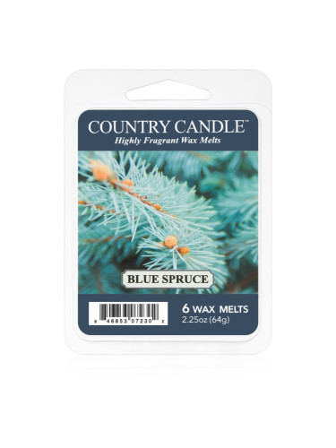Country Candle Blue Spruce восък за арома-лампа 64 гр.