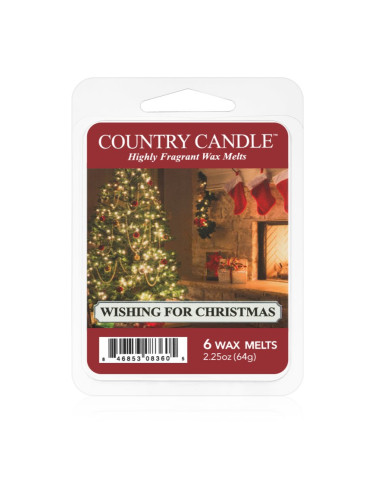 Country Candle Wishing For Christmas восък за арома-лампа 64 гр.