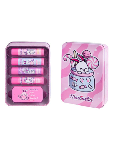 Martinelia Yummy Lip Care Tin Box подаръчен комплект 3y+(за деца )