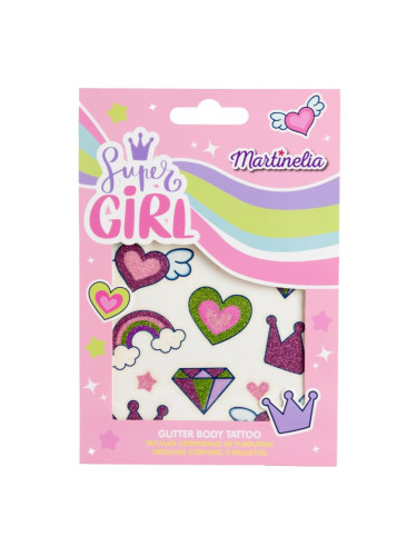 Martinelia Super Girl Glitter Body Tatto татуировка за деца 1 бр.