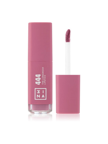 3INA The Longwear Lipstick дълготрайно течно червило цвят 444 - Orchid lilac 6 мл.