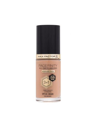 Max Factor Facefinity All Day Flawless SPF20 Фон дьо тен за жени 30 ml Нюанс C80 Bronze