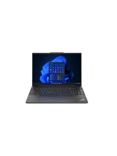 Lenovo ThinkPad E16 G1 Intel Core i5-1335U, 24GB (8+16) DDR4, 1TB SSD, 16" WUXGA (1920x1200) IPS AG, Intel Iris Xe Graphics, WLAN, BT, 1080p&IR Cam, Backlit KB, Graphite Black
