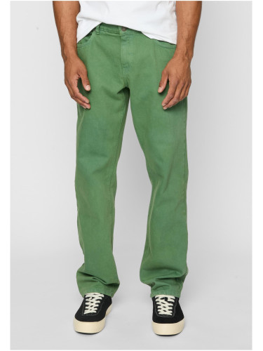 Men's Loose Fit Green Jeans