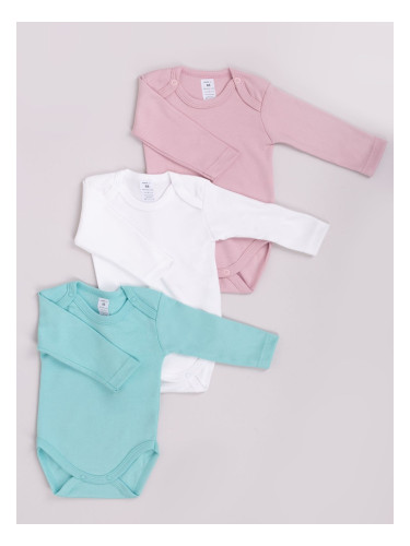 Yoclub Kids's Long Sleeve Bodysuits 3-Pack BOD-0701G-003D