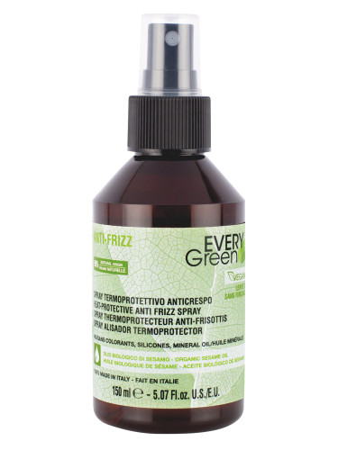 EVERY GREEN Heat-Protective Anti Frizz Spray Спрей за коса дамски 150ml