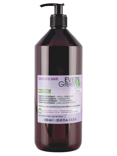 EVERY GREEN Restructurizing Shampoo - Damaged Hair   Шампоан за коса дамски 1000ml