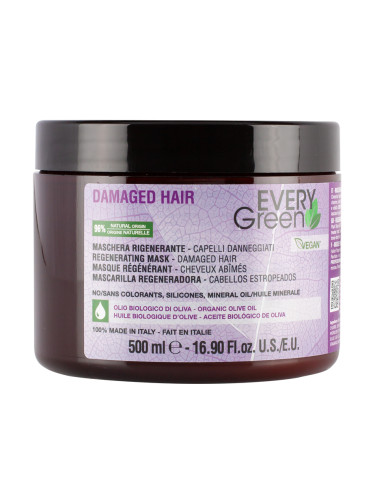 EVERY GREEN Restructurizing Mask - Damaged Hair   Маска за коса дамски 500ml