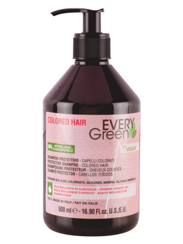 EVERY GREEN Protective Shampoo - Colored Hair   Шампоан за коса дамски 500ml