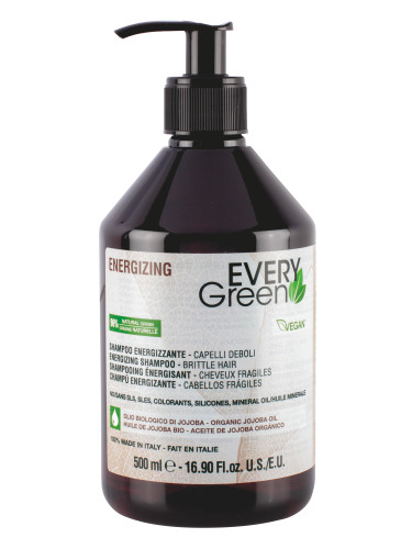 EVERY GREEN Energizing Shampoo - Brittle Hair  Шампоан за коса дамски 500ml