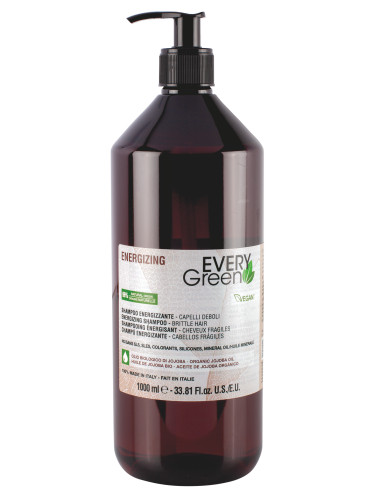 EVERY GREEN Energizing Shampoo - Brittle Hair  Шампоан за коса дамски 1000ml