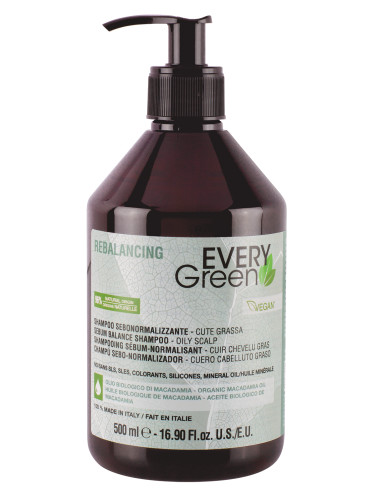 EVERY GREEN Sebum Control Shampoo  Шампоан за коса дамски 500ml