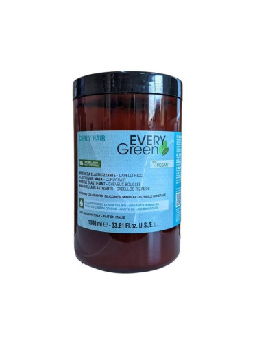 EVERY GREEN Elasticising Mask - Curly Hair Маска за коса дамски 1000ml