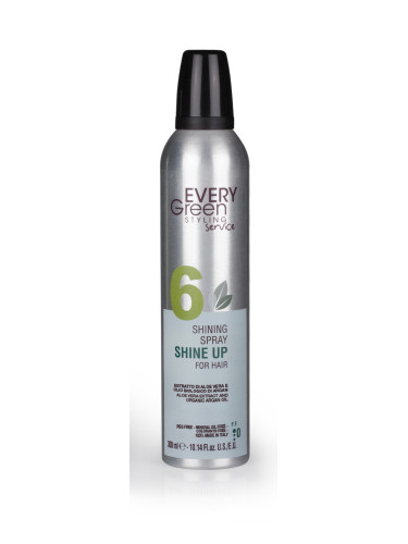 EVERY GREEN 6 Shine Up Shining Spray For Hair - Natural Effect - Ff0 Спрей за коса дамски 300ml