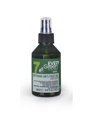 EVERY GREEN 7 Softening Anti-Frizz Oil For Hair - Ff0 Стилизант дамски 150ml