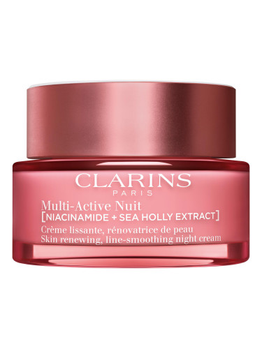 CLARINS Multi-Active Night Cream Line Smoothing Dry Skin Нощен крем дамски 50ml