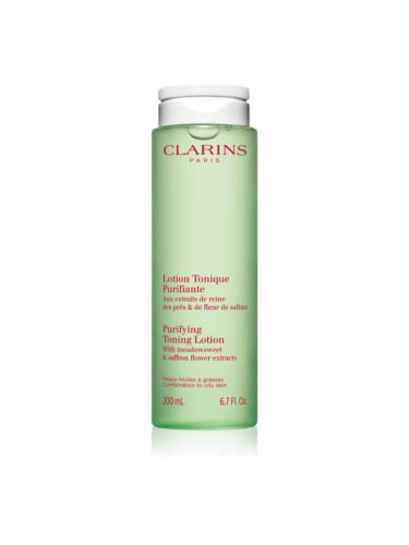 Clarins Cleansing Purifying Toning Lotion почистващ тоник за комбинирана към мазна кожа 200 мл.