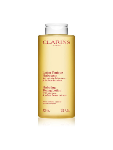 Clarins Cleansing Hydrating Toning Lotion хидратиращ тоник за нормална към суха кожа 400 мл.