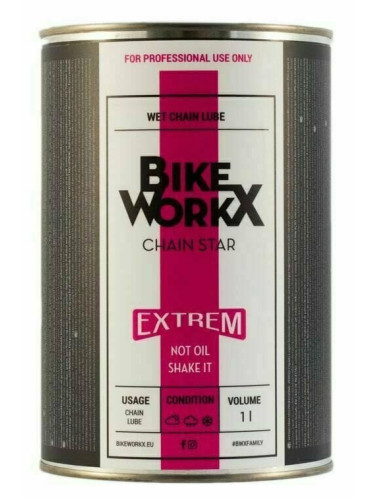 BikeWorkX Chain Star extrem 1 L Почистване и поддръжка на велосипеди