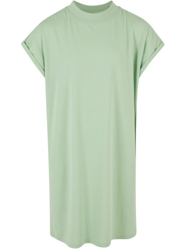 Turtle Extended Shoulder dress for girls - green