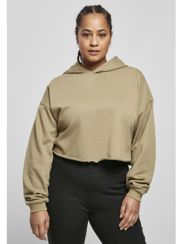 Women's Oversized Khaki Hoodie