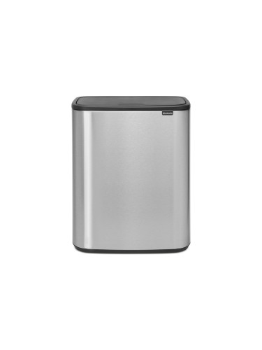 Кош за смет Brabantia Bo Touch 60L, Matt Steel Fingerprint Proof