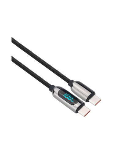 Solight SSC1802 - USB-C кабел с дисплей 100W 2 м