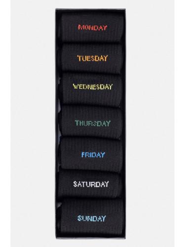 Avva Men's Days of the Week 7-pack Socks