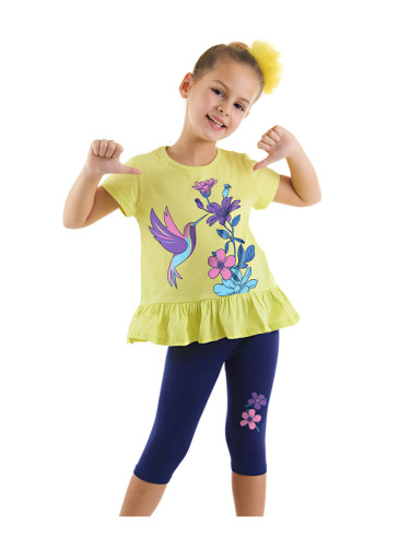 mshb&g Bee Hummingbird Girl's T-shirt Tights Set