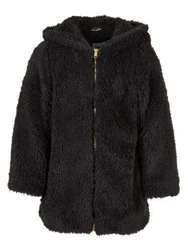 Sherpa jacket for girls black