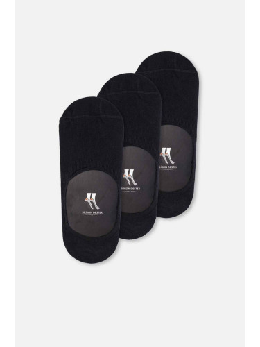 Dagi Men's Black 3-pack Short Invisible Socks