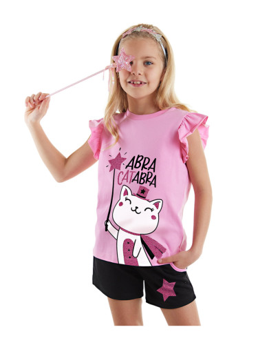 Denokids Abra Catabra Girls Kids T-Shirt Shorts Set