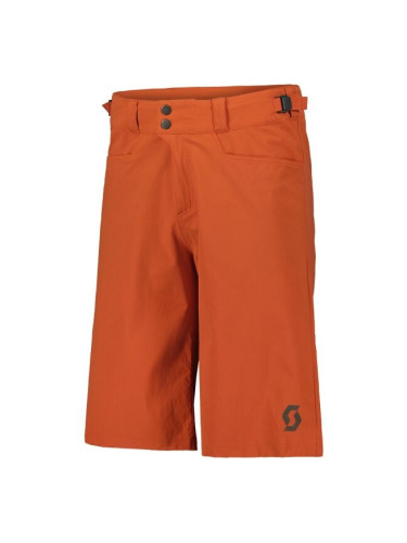 Scott TRAIL FLOW W/PAD Мъжки шорти за колоездене, оранжево, размер