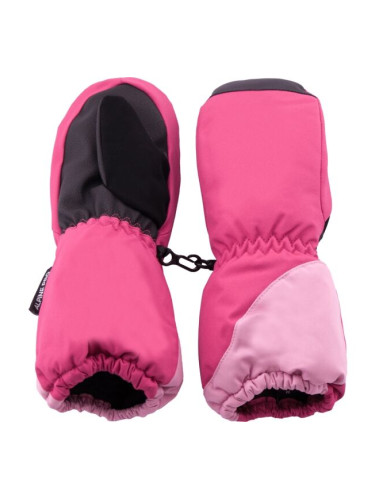 ALPINE PRO ROLSO Детски ръкавици, розово, размер