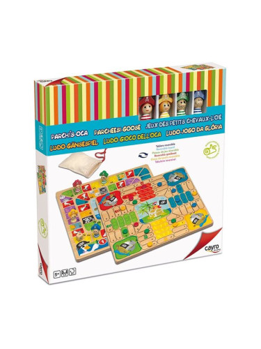 Комплект от две класически игри Cayro - "Не се сърди човече и Гъска"