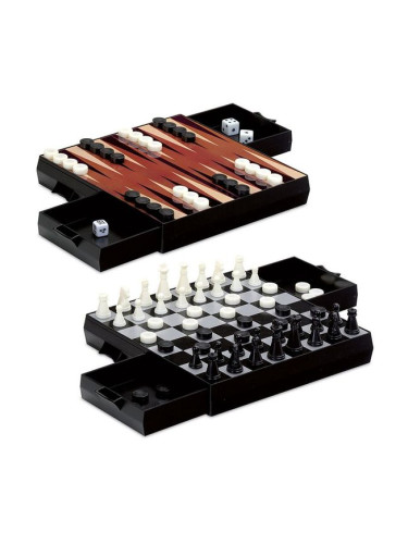 Магнитна игра Cayro - "Шах, табла и дама"