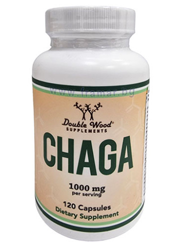 ЧАГА капсули * 120 DOUBLE WOOD