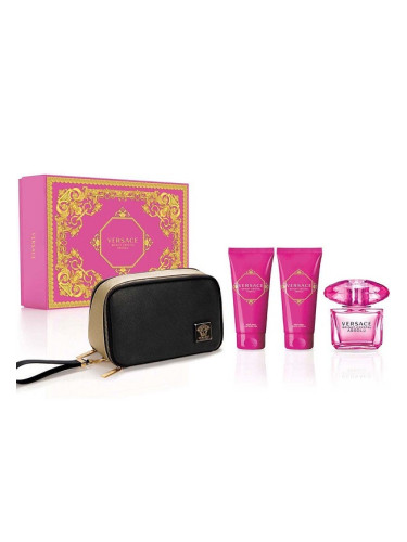 Versace Дамски Парфюм Bright Crystal Absolu W Set - EdP 90 ml + b/lot 100 ml + sh/g 100 ml + pouch