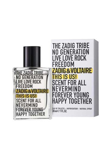 Zadig&Voltaire Дамски Парфюм This Is Us! U EdT 30 ml  /2020