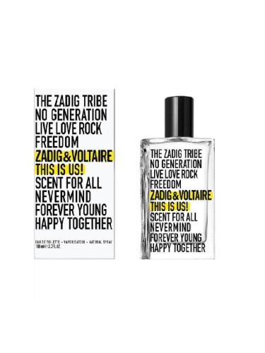 Zadig&Voltaire Дамски Парфюм This Is Us! U EdT 50 ml  /2020