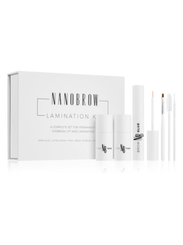Nanobrow Lamination Kit комплект за оформяне на вежди