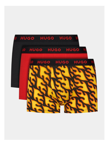 Hugo Комплект 3 чифта боксерки 50480170 Цветен