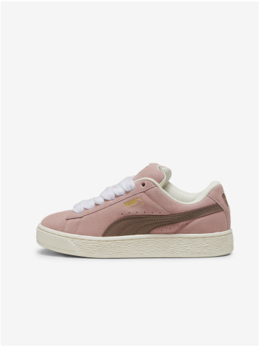 Women's old pink suede sneakers Puma SUEDE XL - Women