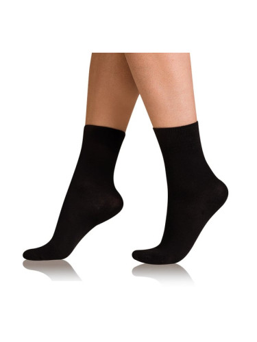 Bellinda 
COTTON COMFORT SOCKS - Women's cotton socks with comfortable hem - black
