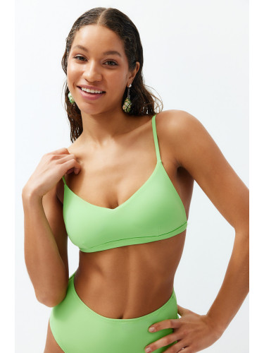 Trendyol Green Bralette Bikini Top