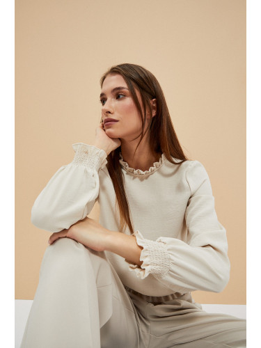 Marisse Women's Shirt L-Ko-4007 L.Beige