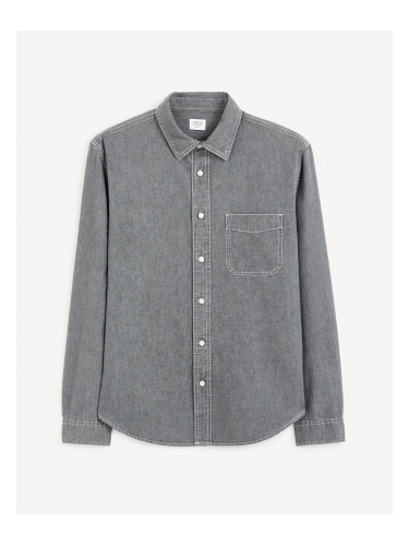 Celio Denim Shirt Gagusti1 - Men
