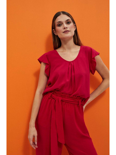 Marisse Women's Shirt L-Ko-4029 Strawberry